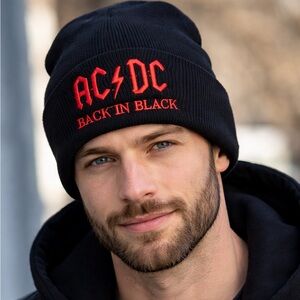 Brand New!! AC/DC Back in Black beanie